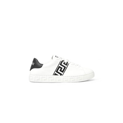 VERSACE EMBROIDERED GRECA SNEAKERS 